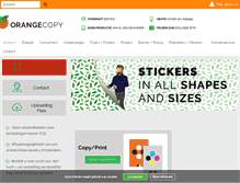Tablet Screenshot of orangecopy.nl